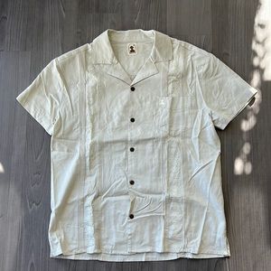 Dandy Del Mar The Brisa Linen Shirt in Vintage Ivory Worn Once